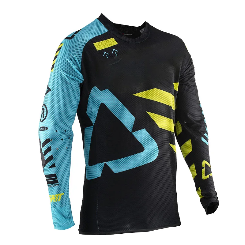 Men's Downhill Jerseys Mountain Bike MTB Shirts Offroad DH Motorcycle Jersey Motocross Sportwear bike cycling jersey bike cycling clothes