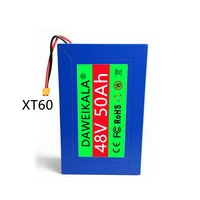 Transport rapide en Air 48V nouvelle batterie au Lithium Power18650 pleine capacité 20-50AH batterie au Lithium adaptée pour 250-2000W 5