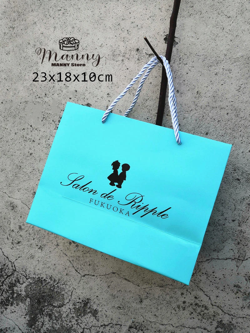 100x Paper Bag Gift Boxes Commodity Packaging Handbag Customize Logo With Frame ,Shopping Promotion Bags Wedding Gifts Wrapping 35 S9651b5c15ab744ef929ff9b81622bf0bz