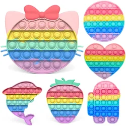 Jouets sensoriels en Silicone pour enfants et adultes, jeu interactif, anti Stress, pour la famille 