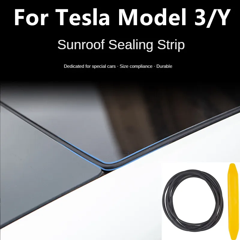 

Windshield Roof Wind Guard Noise Lowering Reduction Seal Kit Fit for Tesla Model 3 Y Damping Sealing Ring Strips