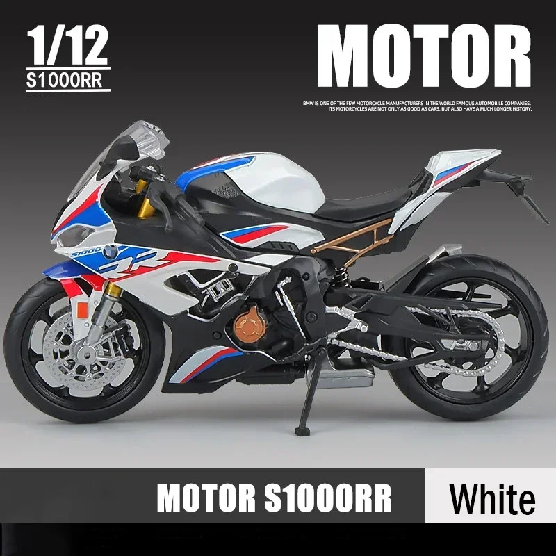 1:12 BMW S1000RR 2021 Die Cast Motorcycle Model Toy Vehicle Collection Autobike Shork-Absorber Off Road Autocycle Toys Car 3