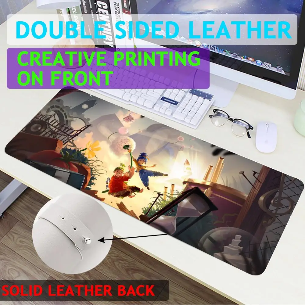 

I-It Takes Two-O Mouse Pad Large Computer Mouse Pad Gaming Mouse Pad Waterproof PU Leather Mouse Pad