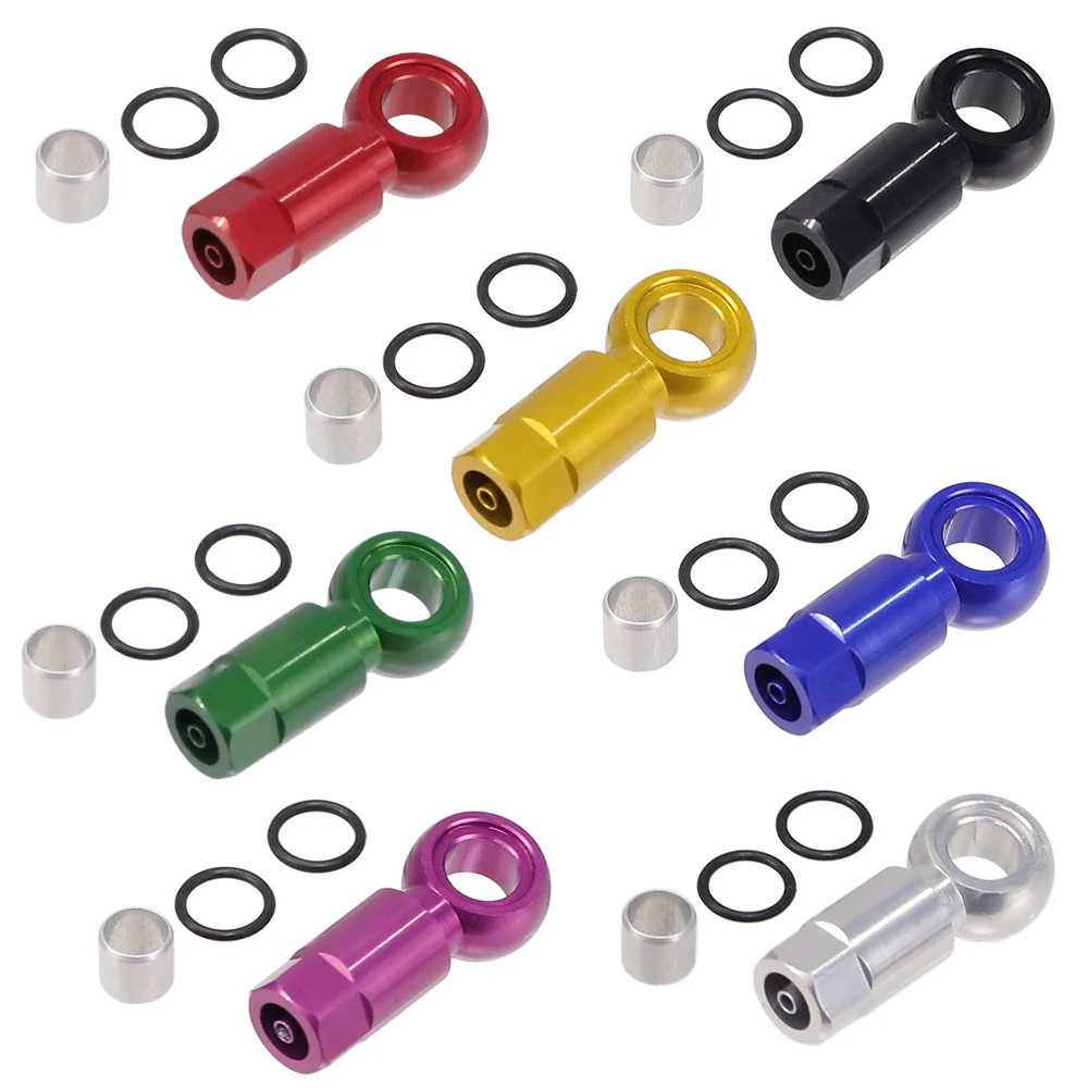 Bike Brake Fitting HEPPE Bike Hydraulic Brake Banjo Fitting Bike Brake Hose Fitting Olive Connector for BH90 SLX/XT/XTR Brakes