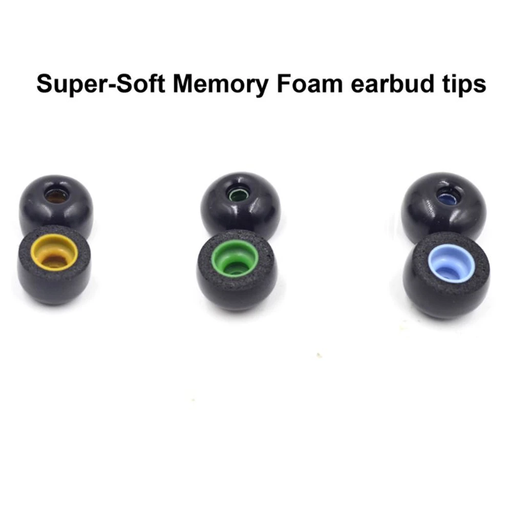 

1 Pair Soft In-Ear Memory Foam Ear Buds Earphone Covers Replacement Eartips for Jabra Elite 65t Earpads Silicone Earbuds