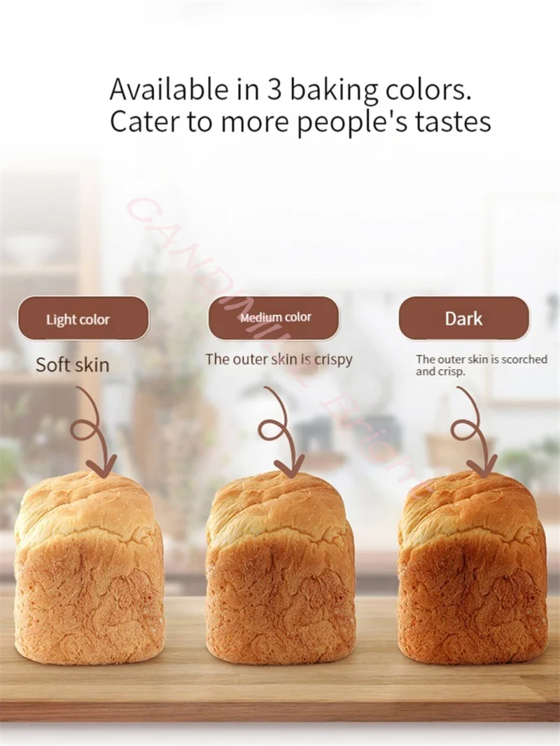 Bread Machine Household Automatic Intelligent Small Dough Kneading Machine Steamed Bread Making Breakfast