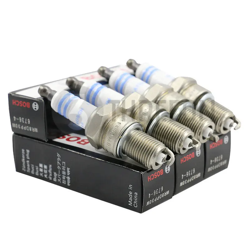 

BOSCH 1/4/6 pcs WR8DPP30W Platinum Spark Plug Fits for GREATWALL Deer Sailor Socool 3707010-E01 90098-70058 09482-00449