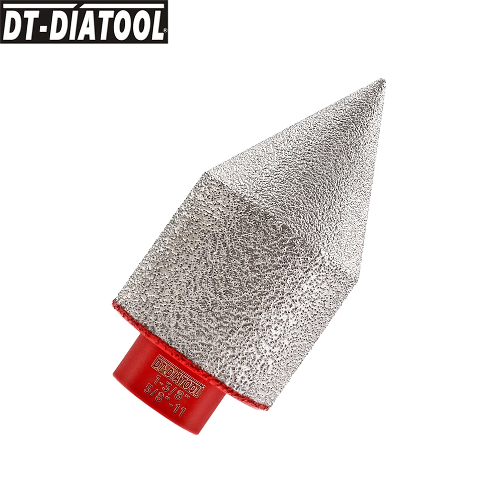 

DT-DIATOOL 35mm 5/8-11 Diamond Chamfering Crown Drill Enlarge Bit Hole Saw Beveling Porcelain Tile Marble Construction Masonry