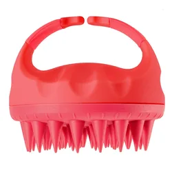 Revitalizing Scalp Exfoliation Brush with Handle (Red)