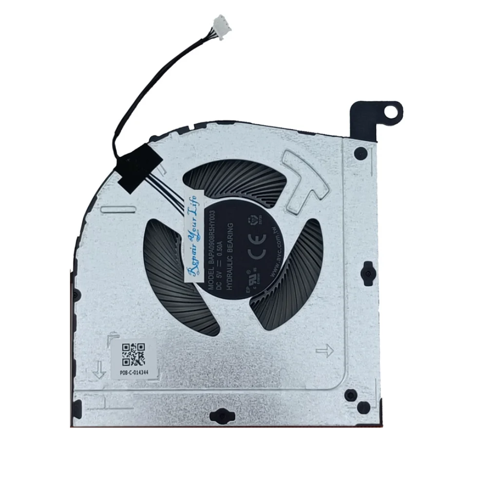 Ventilador de Refrigeração Portátil para Lenovo Cpu Gpu Cooler Radiator Loq 16irh8 82xw Loq 15irh8 82xv Geekpro G5000 Irh8 dc 5v 12v 0.5a Novo - Imagem 4