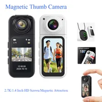 Thumb Camera 1.47 Inch Display 2.7K HD 180° Rotate WIFI Sport DV Cycling Recorder Magnetic attraction Outdoor Action Camera 1