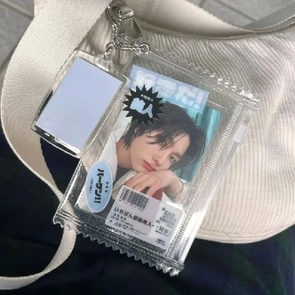 Candy Bag Kpop Card Sleeves Photocard Holder Japanese Card Films Game Cards Protector Badge Display Bag