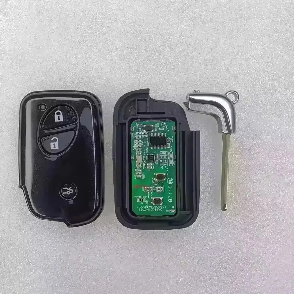 Enhanced Smart Keyless Remote Key Fob with 3 Buttons and ID46 Chip, 315MHz Frequency