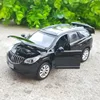 1:32 Buick Enclave SUV Alloy Car Model Diecast Metal Toy Vehicles Car Model Sound and Light High Simulation Collection Gift 2