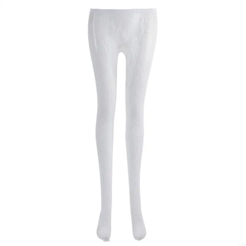 X7XE Japanese Gothic Pantyhose Floral Pattern Black White Retro Mesh Tights Bottoming Stockings Lingerie for Women