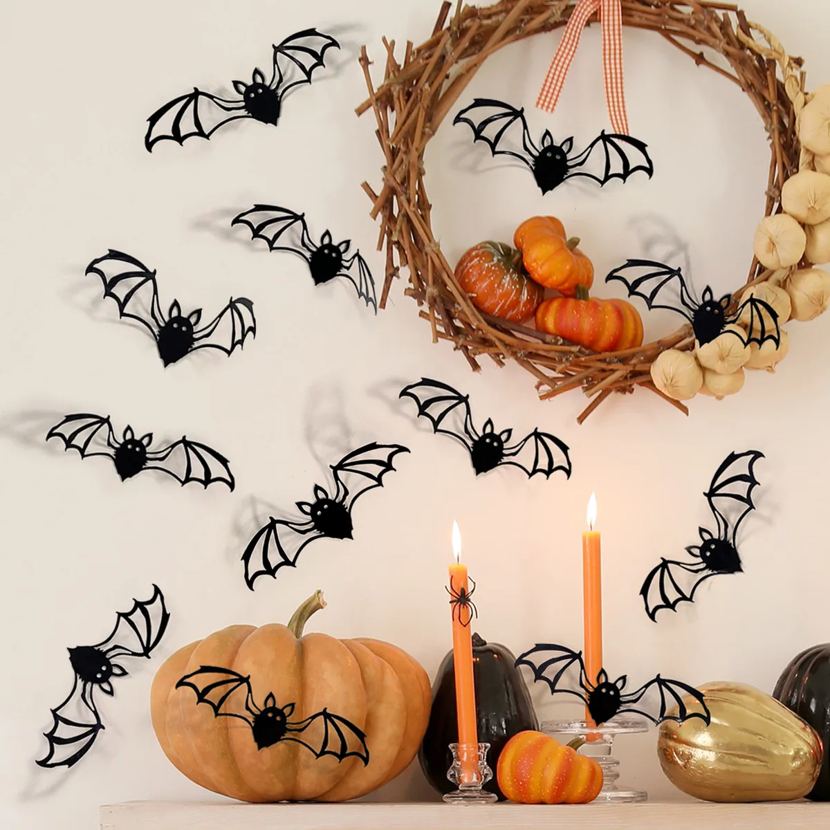 Byhoo Adesivi Di Halloween Per Bambini, 1000 Pezzi Byhoo Halloween Pumpkin Bat Spider Stickers Roll 16 Colori E Disegni Vivaci Busta Sigilli Paster Per Decorazioni Per Feste Di Halloween