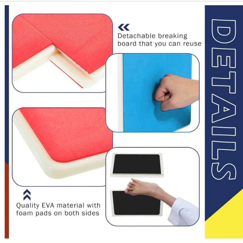 Reusable Break Board Martial Arts Training Taekwondo Rebreakable Kicking Board children's Taekwondo Training Performance