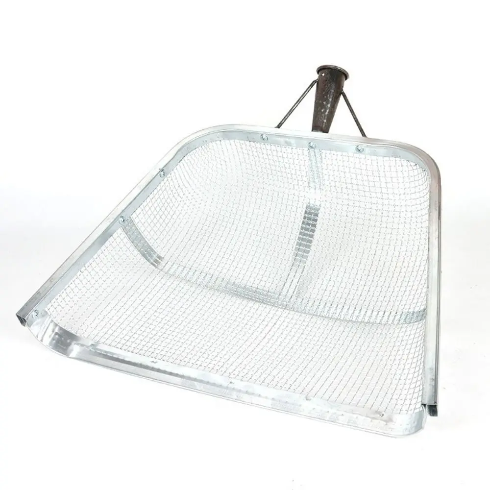 Essential Tool Metal Soil Sifting Mesh Heavy-Duty Easy Grip Soil Sieve Portable Shovel Gardening