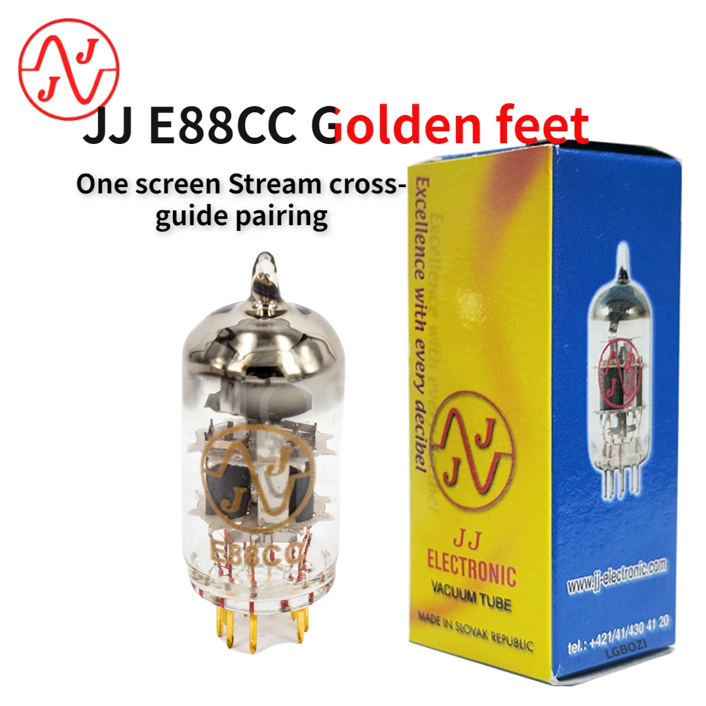 JJ E88CC Vacuum Tube Gold Pins Replace ECC88 6922 6DJ8 6N11 Electron Tube DIY HIFI Audio Vacuum Tube Amplifier Preamp 2