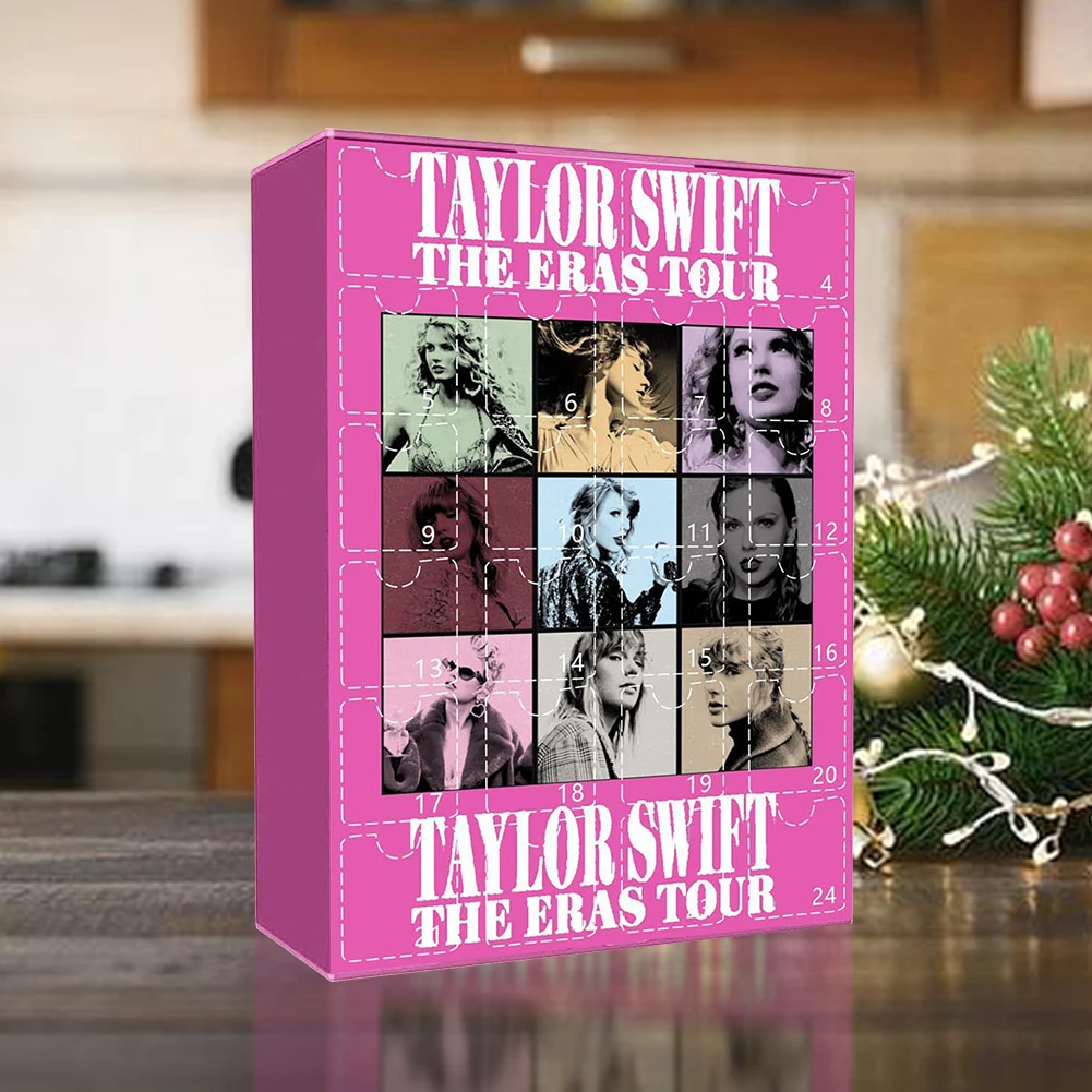 Taylar Advent Calendar 2D Acrylic Hanging Pendant Xmas Countdown Calendar Holiday Advent for Kids Adults Fans christmas countdown calendar christmas advent calendar
