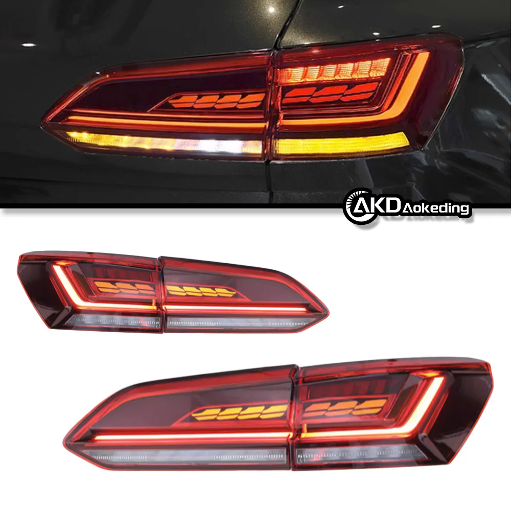 

Автозапчасти, задний фонарь для VW Touareg 2019-2023, светодиодный OLED, стиль светодиодный, ходовые огни, сигнал поворота, тормоз, автомобильные аксессуары Facelift