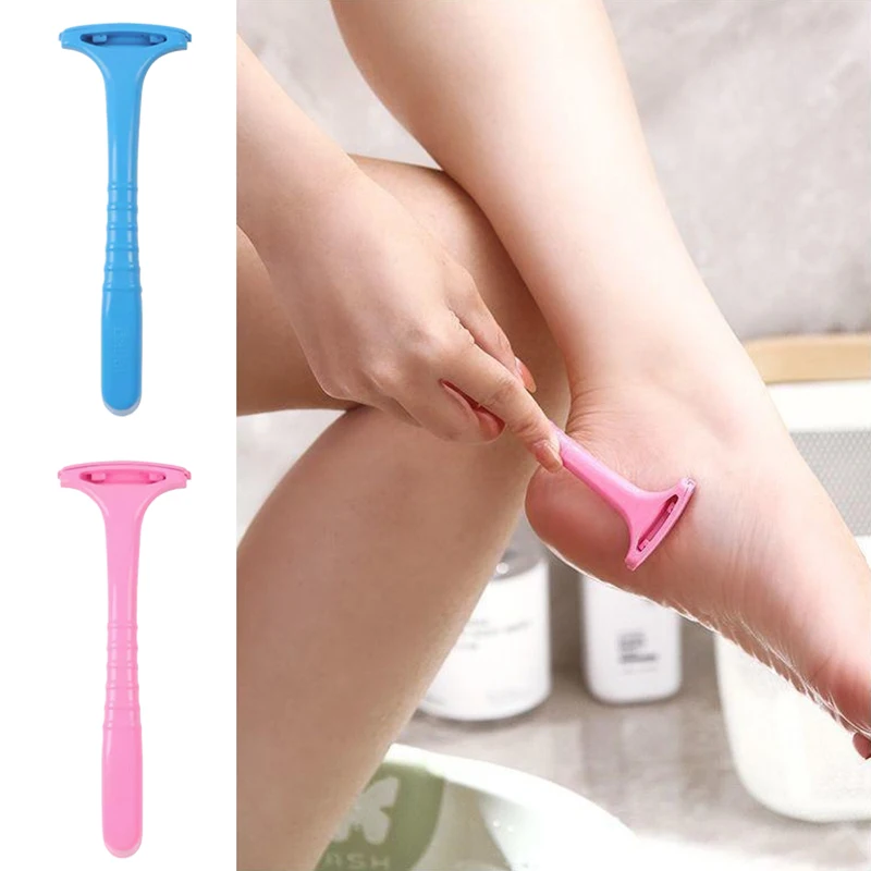 Professional Handle Dead Skin Calluses Removal Scraper Feet Care Nursing Plastic Portable Pedicure Massage Tool Beauty-health dead skin scraper