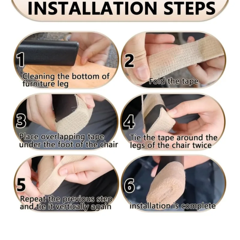 Chair leg protector furniture leg pads 5-1PC for hardwood floors desk chair legs non-slip
