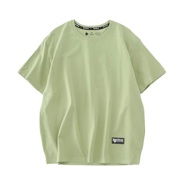 WAVLATII Women New Cotton T shirts Female 210 GSM Purple Solid Fashion Casual Oversized Short Sleeve Tees Tops for Summer WT2470 1