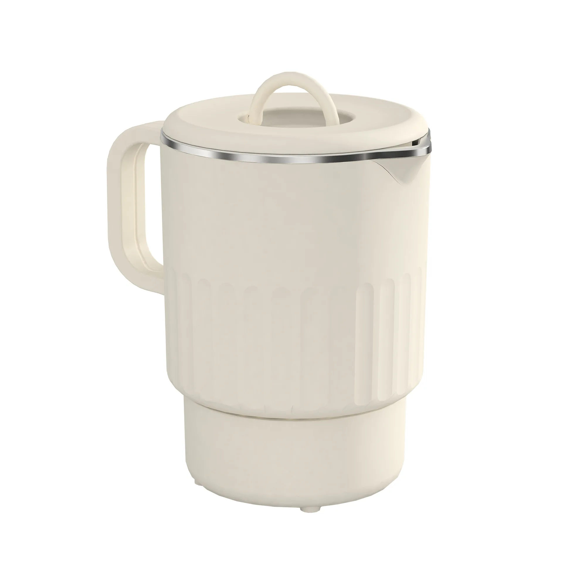 HOMEFISH Stainless Steel Multi-functional Foldable Water Pot Portable Health Electric Kettle for Business Trips And Travel