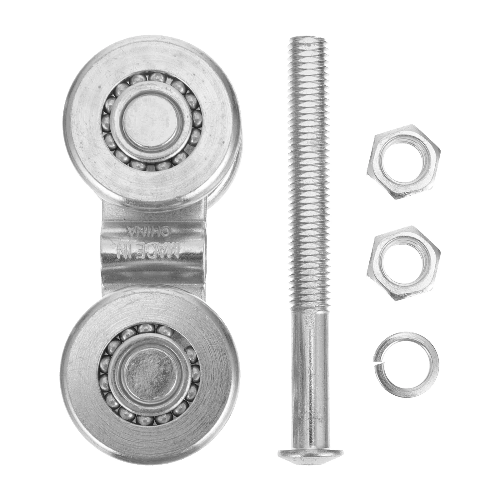 Door Pulley Groove Wheel Heavy Duty Rigid Caster Sliding Hanging Garage Wheels Scroll