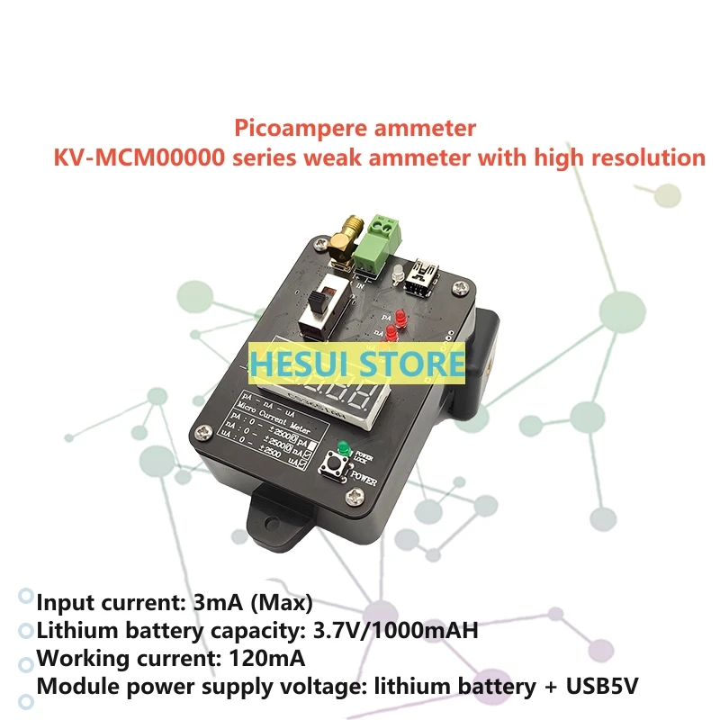 Micro nano current epidermis meter nano ampere micro ampere milliampere ampere-definition-conversion-ampere-prefixes-calculation
