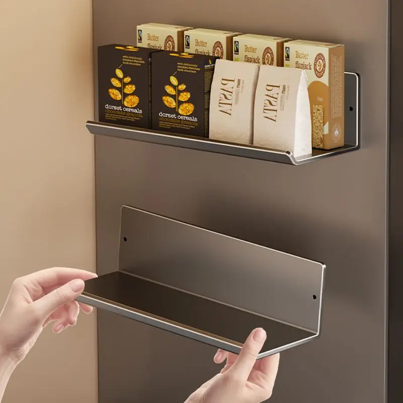 VelmoraMart magnetic shelf for fridge and kitchen storage