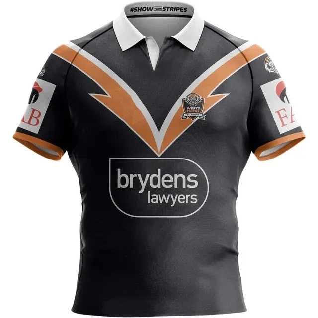 Camiseta de rugby Heritage de los Wests Tigers 2024 2024/25 CAMISETA DE ENTRENAMIENTO CONMEMORATIVA ANZAC DE LOS WESTS TIGERS PARA HOMBRE 2024 Tallas S--3XL---5XL
