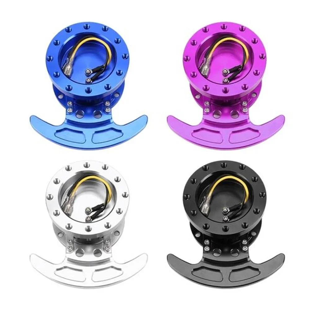 High Quality Universal Colorful Racing Steering Wheel Quick Release Hub Kit Adapter Body Removable Snap Off Boss Kit