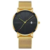 Men Watch Luxury Set Fashion Business Brown Quartz Wrist Watches for Men Gift Set Creative Waterproof Quartz Classic Watch 4