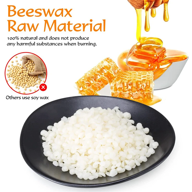 DIY Candle Making Kit, Natural Beeswax Easy DIY Scented Candle Starter Kit, Ideal Gift for Birthday, Making Supplies