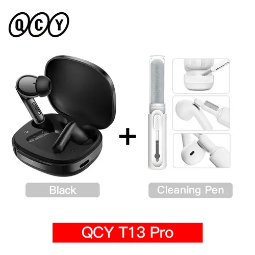QCY T13 Pro HT23 Adaptive ANC Wireless Earbuds 13mm Drivers Powerful Bass 50dB Hybrid ANC Bluetooth 6.0 Earphones 6 Mics ENC 47H - Image 13