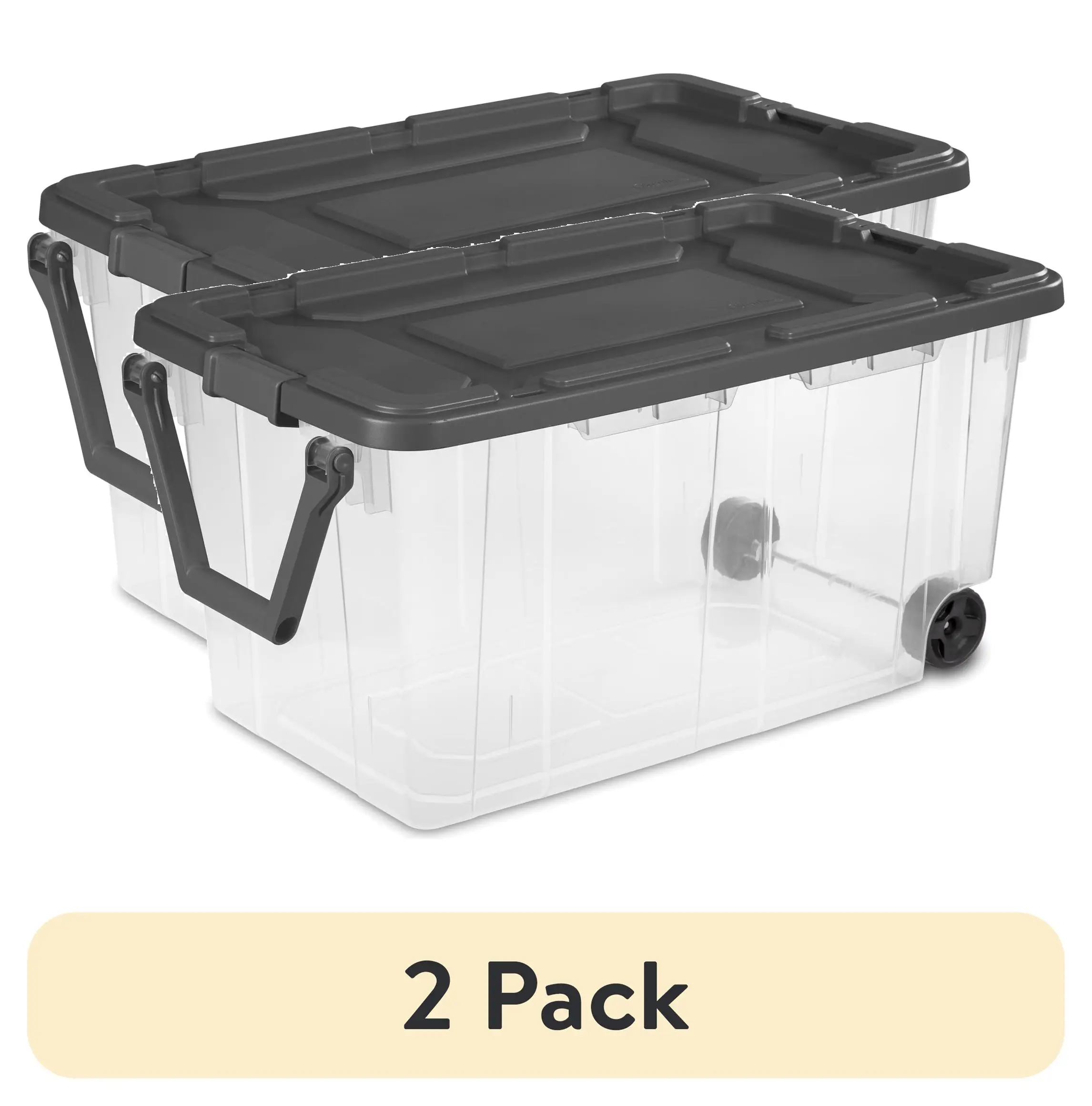18604-a7d0f8.jpg (2 pack) 160 Quart Extra-Large Wheeled Storage Bin, Clear Storage Container with Latch Lid and Pull Handle, Durable, Dark Gray