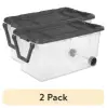 18604-a7d0f8.jpg (2 pack) 160 Quart Extra-Large Wheeled Storage Bin, Clear Storage Container with Latch Lid and Pull Handle, Durable, Dark Gray