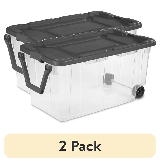 18604-a7d0f8.jpg (2 pack) 160 Quart Extra-Large Wheeled Storage Bin, Clear Storage Container with Latch Lid and Pull Handle, Durable, Dark Gray