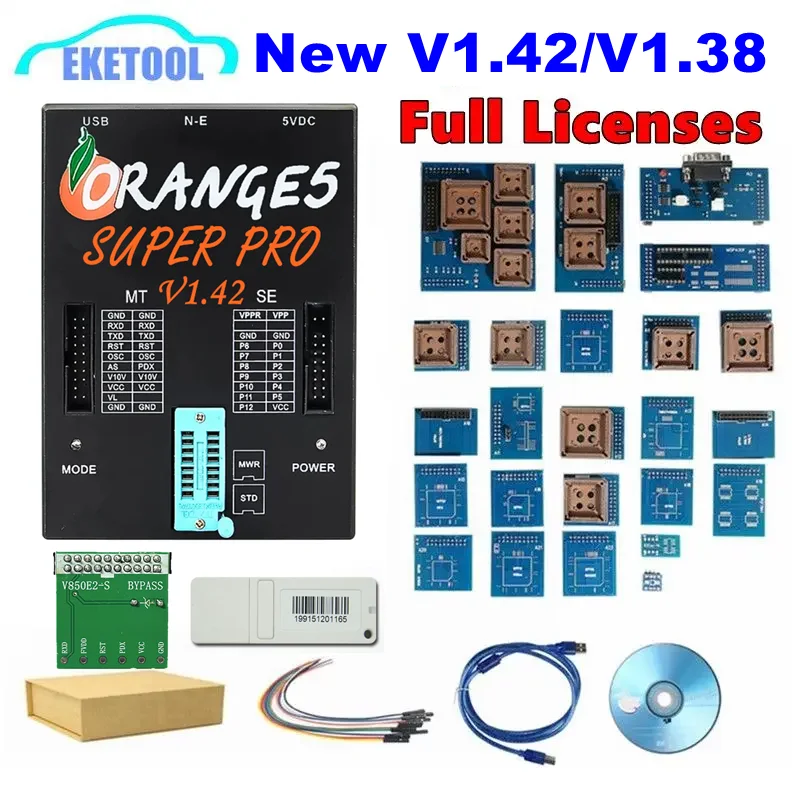 전문 풀 패킷 하드웨어 및 향상된 기능, V1.42 V1.38 Orange5 풀 라이선스, V1.34 Orange5 Plus V1.35, 신제품