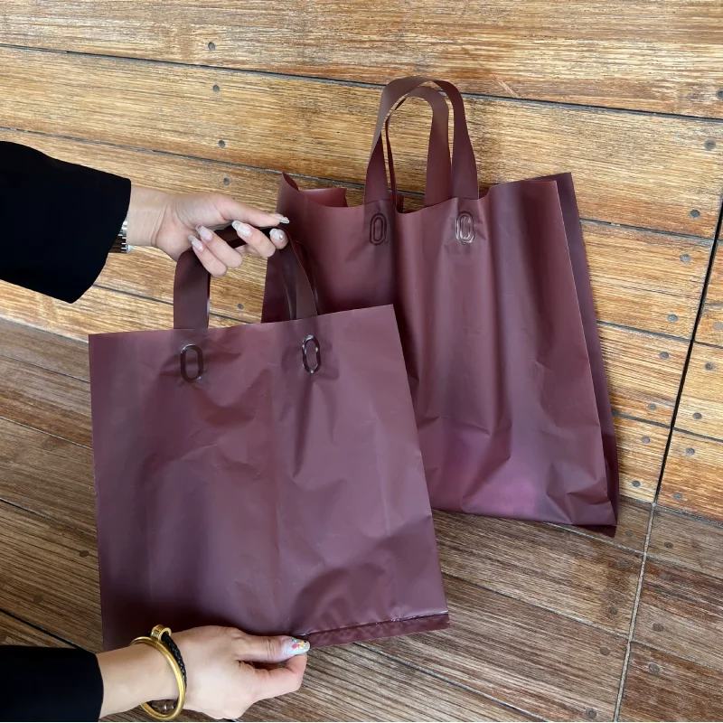50 PCS Matte Tote Bags Clothing Store Gift Bags Event Planning Tote Party Holiday Gift Printable
