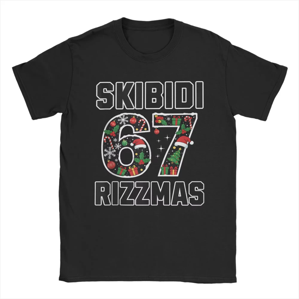 Rizz Christmas 67 Funny Xmas Gen Alpha Skibidi Rizzmas 67 TShirt Men ...