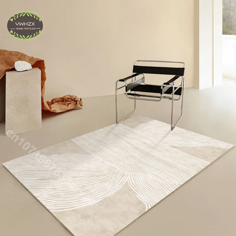 

Luxury Line Printing Carpets for Large Living Room Bedroom Modern Coffee Tables Sofa Area Rugs Bedside Non-slip Mats Home Decor