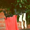 10pcs Creative and fun bat clothes clip for drying clothes, non slip clip 5