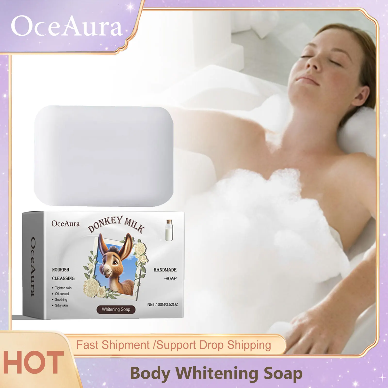 Natural Body Whitening Soap for Skin Brightening