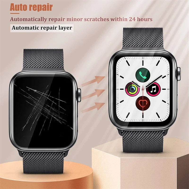 Screen Protector Film For Apple Watch Ultra 9 8 7 se 6 5 Soft Hydrogel Film for iWatch Series 49mm 45mm 41mm 44mm 42mm 40mm 38mm 5