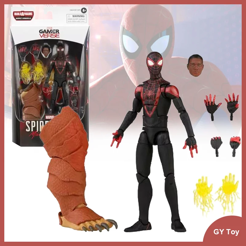 

Original 15cm Marvel Legends Spiderman: Across the Spider-Verse Anime Figurine Miles Action Figure Moveable Toy Christmas Gift