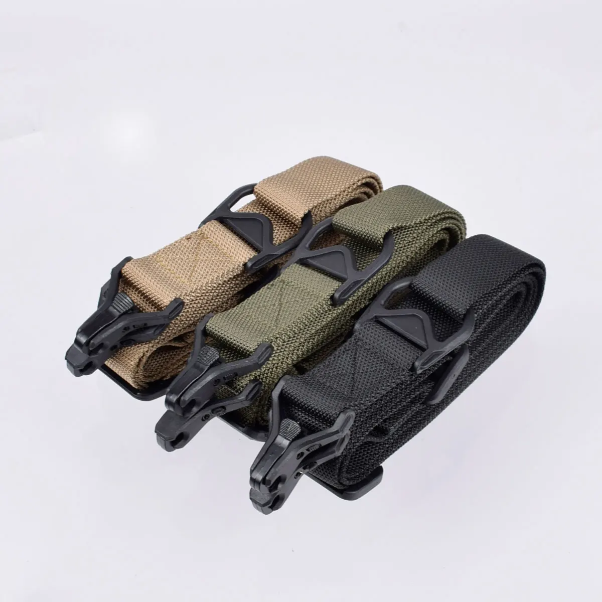 Tactical MS3 1 2 Points Rifle Sling Hunting Metal Clips Mount Carbine