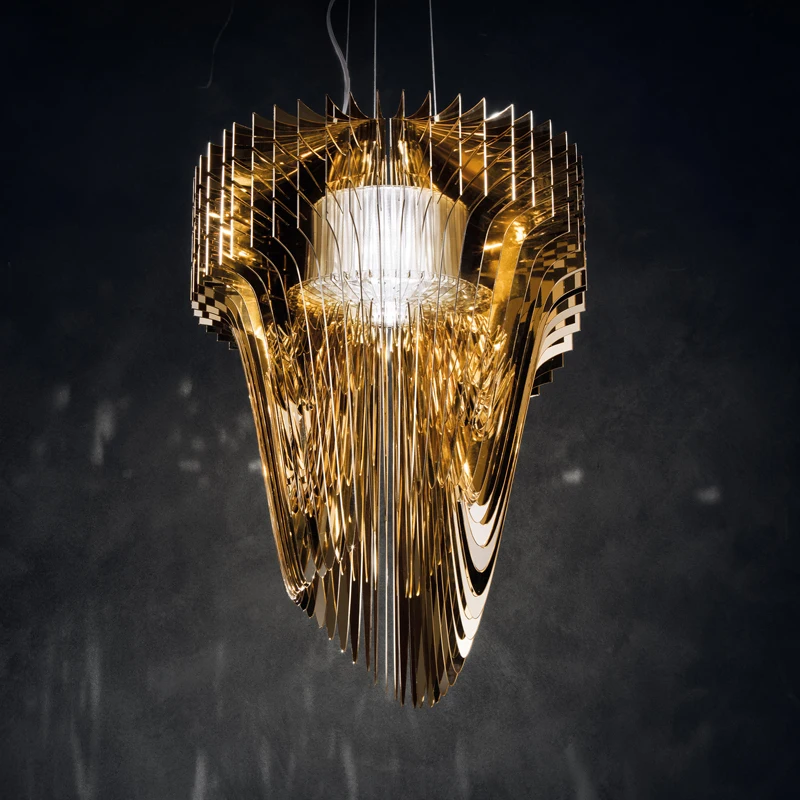 

Creative Design Chandelier Nordic Aria Suspension Lamp For Restaurant Bar Dining Room Indoor Decor LED Parlor Hanging Lamp